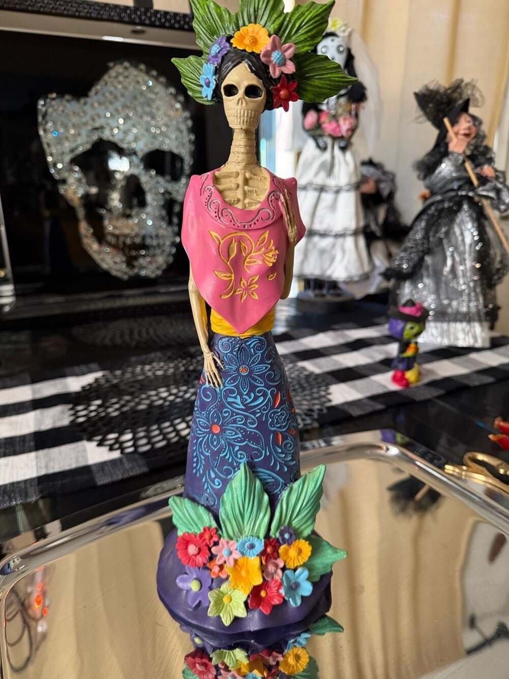 Frida Kahlo Day Of The Dead Catrina Figurine